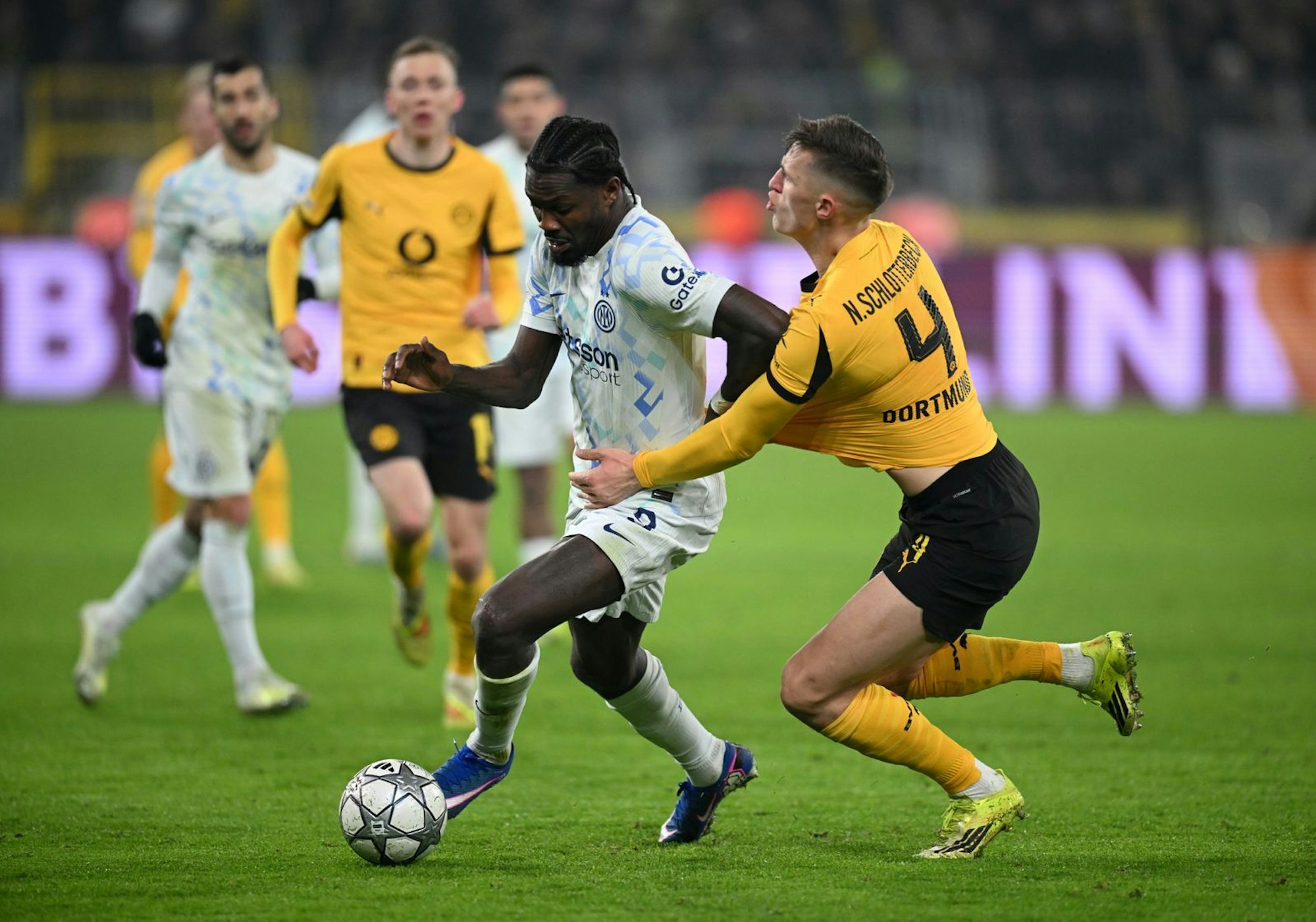 Borussia Dortmund und Inter Mailand trafen in der Champions League aufeinander - ein Highlight war das Spiel eher nicht. (Bild: 2026 Getty Images/Stuart Franklin)