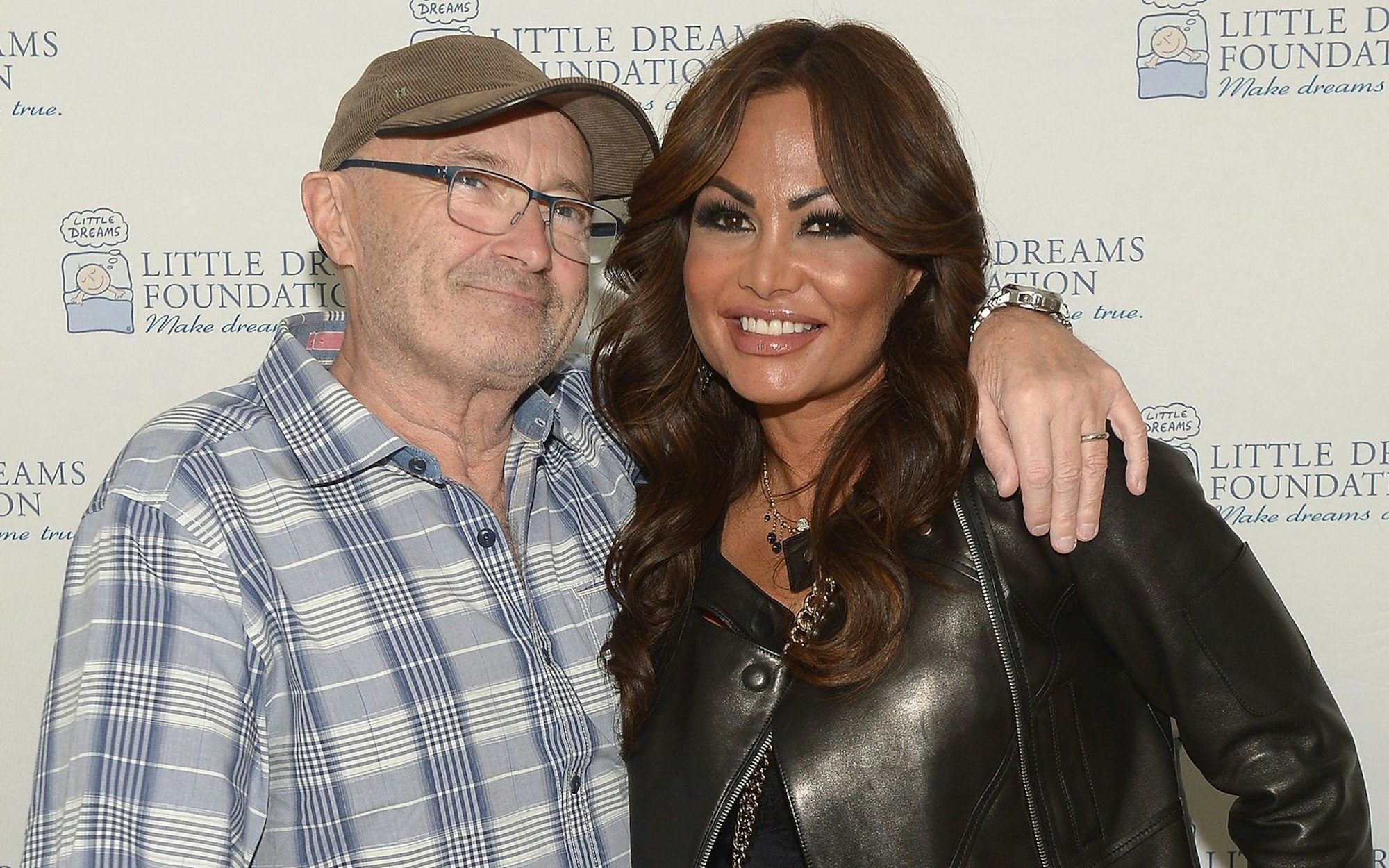 Von 1999 bis 2006 war Phil Collins mit der Schweizerin Orianne Civey verheiratet, 2016 fand das Paar erneut für einige Jahre zusammen. (Bild: Gustavo Caballero/Getty Images)