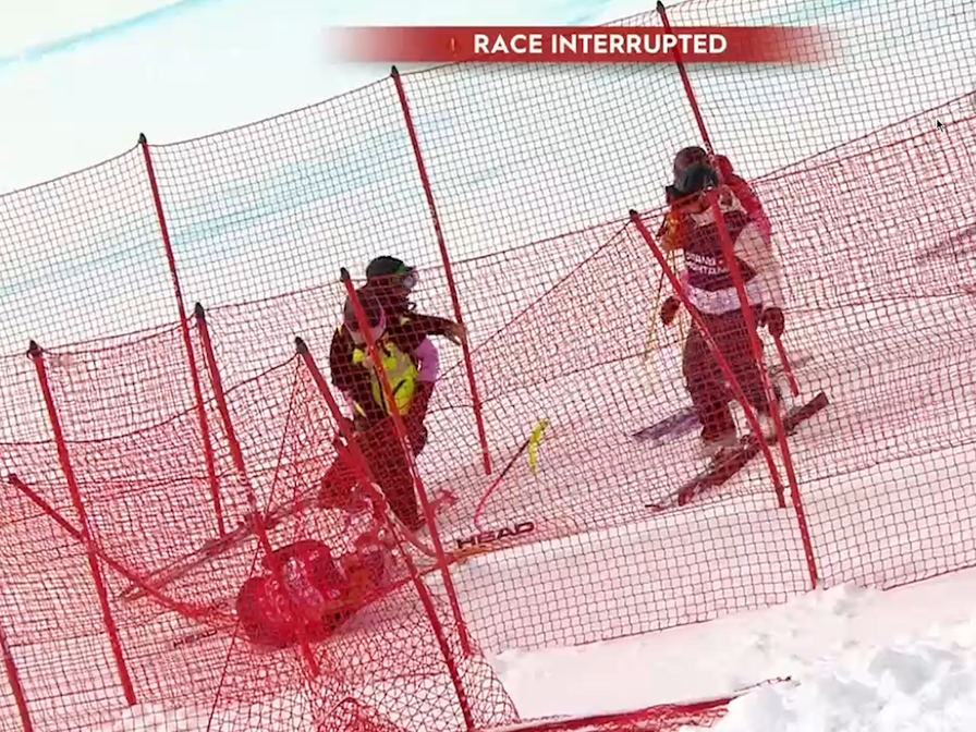 Lindsey Vonn ist am Freitag (30. Januar) in Crans-Montana bei der Abfahrt gestürzt.