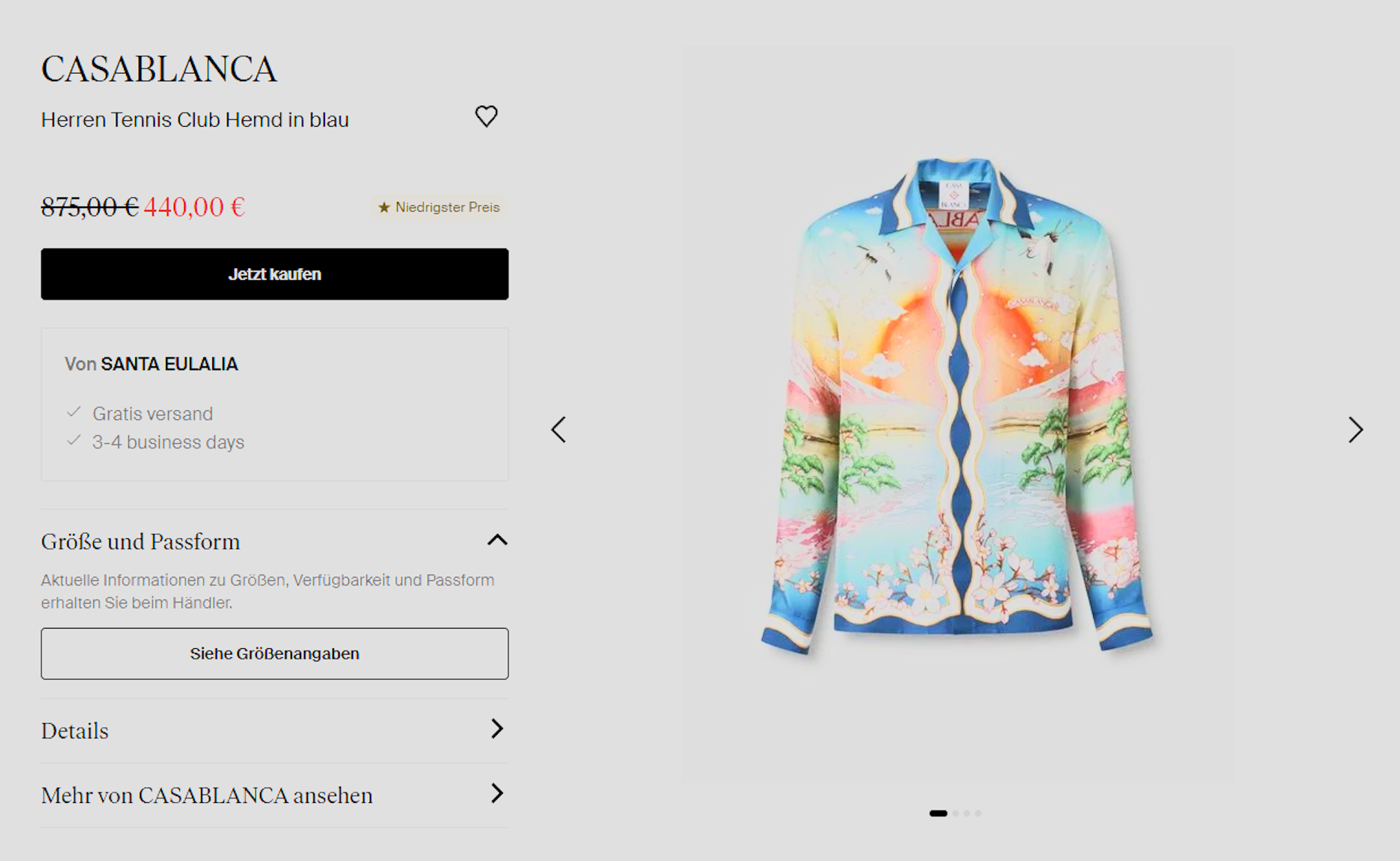 Dieses Hemd hat Jan Köppen am Donnerstagabend getragen.