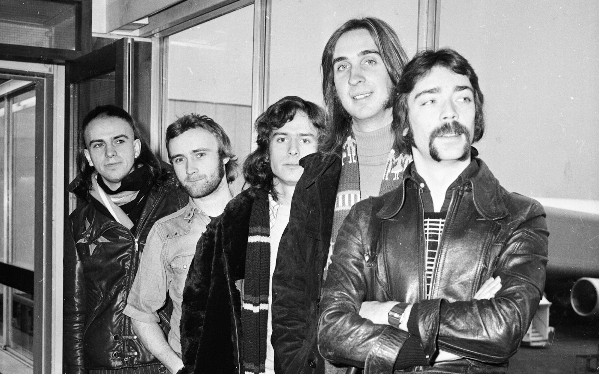 Pioniere des britischen Progrock: Genesis bestanden in den frühen 70er-Jahren aus (von links) Peter Gabriel, Phil Collins, Tony Banks, Mike Rutherford und Steve Hackett. (Bild: Dennis Stone/Express/Getty Images)