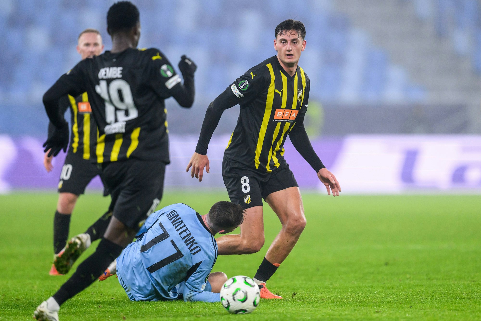Der dänische Mittelfeldspieler Silas Andersen in einer Partie des BK Häcken
