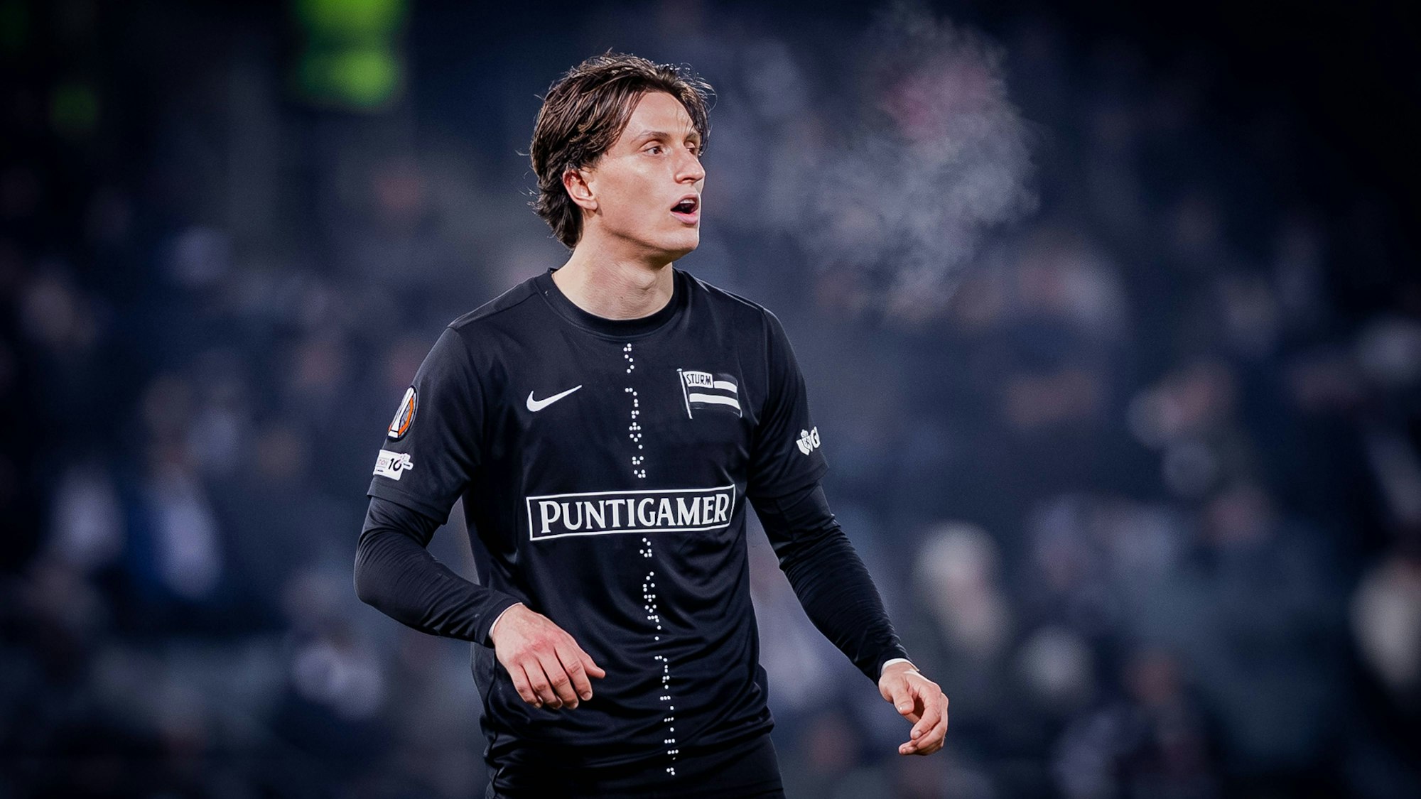 Tim Oermann atmet aus.