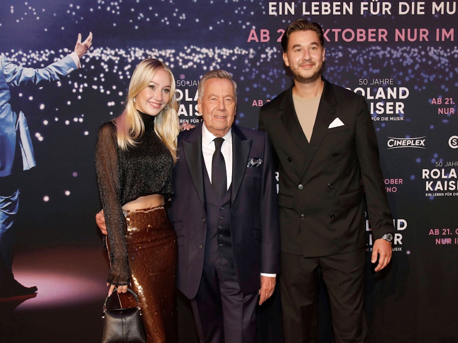 Roland Kaiser, Annalena Kaiser und Jan Kaiser