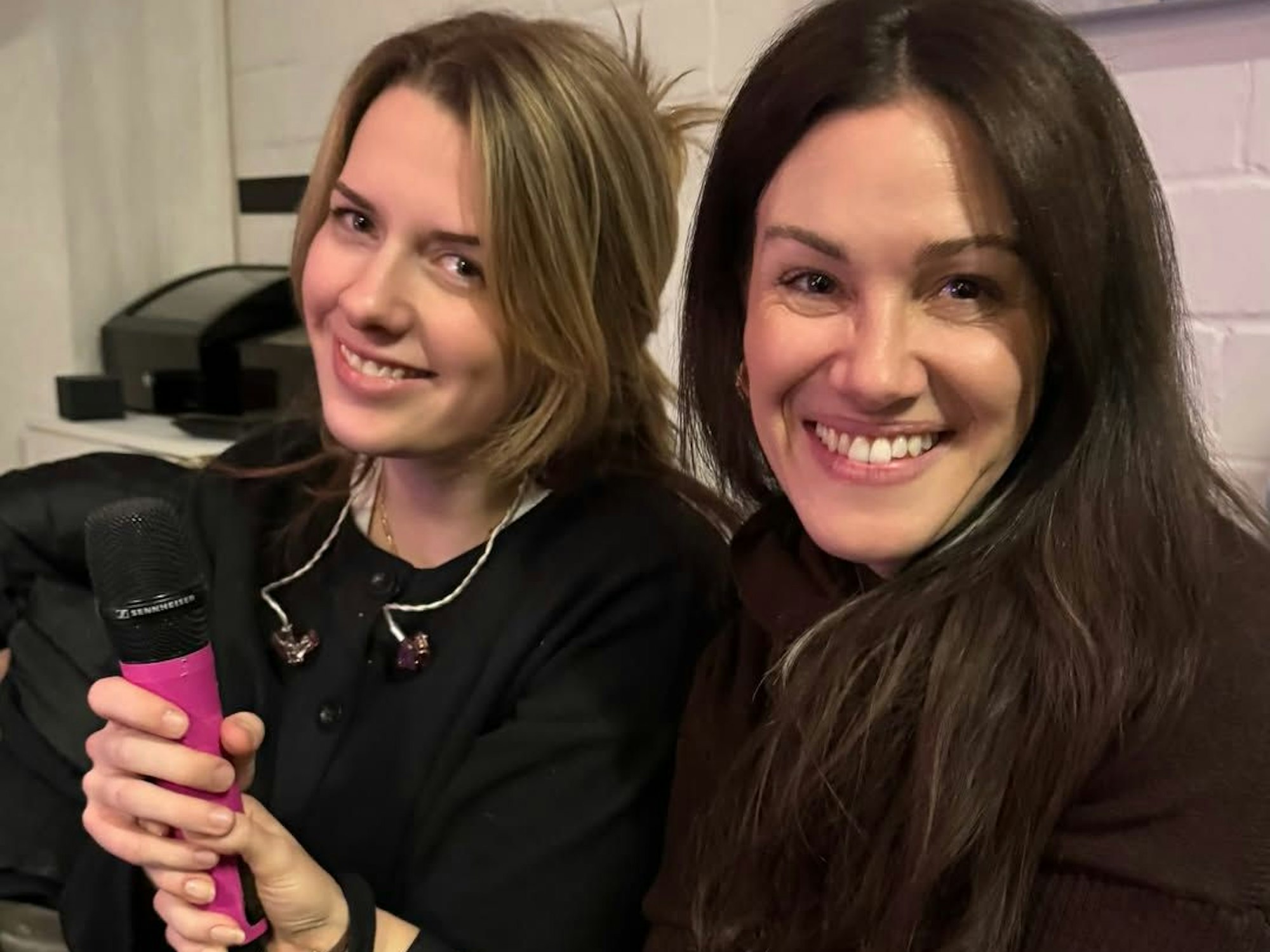 Sabi Offergeld zusammen mit Natascha Roniwski.