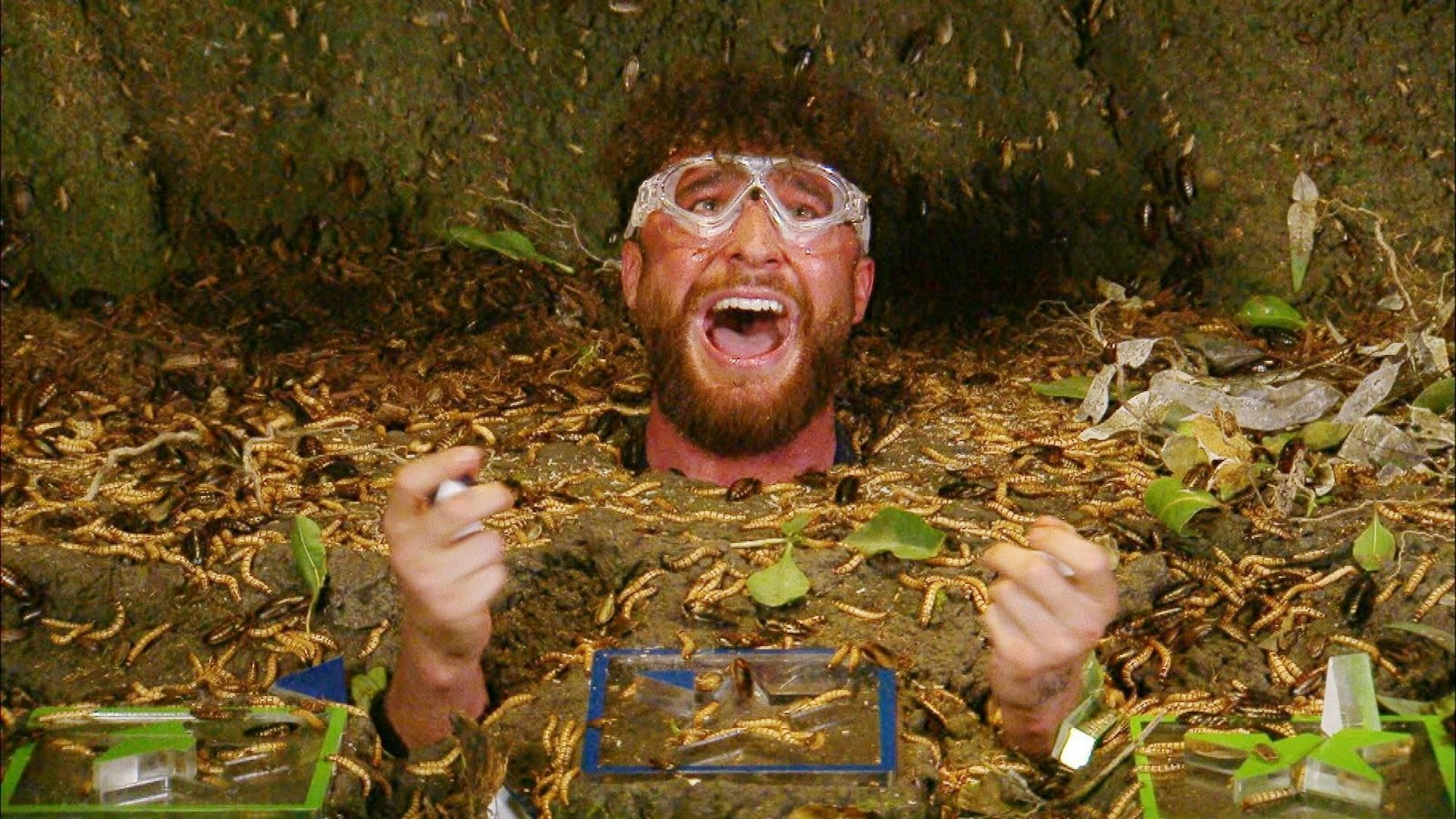 Umut lieferte eine der unterhaltsamsten Dschungelprüfungen seit langem. Doch es war seine letzte. Die Zuschauer wählten ihn aus dem RTL-Dschungelcamp raus! (Bild: RTL)