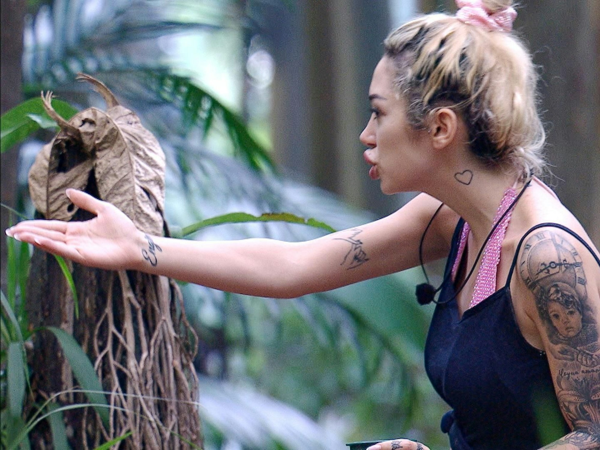 Im Camp sorgt der Streit um Gils Bett erneut für Zündstoff.