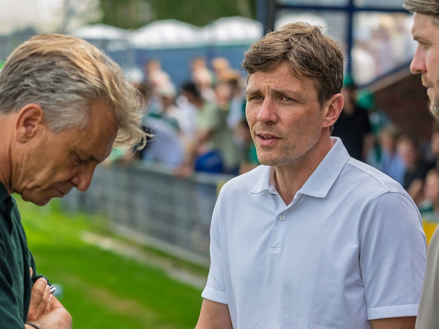 Gespräch zwischen Horst Steffen und Clemens Fritz.