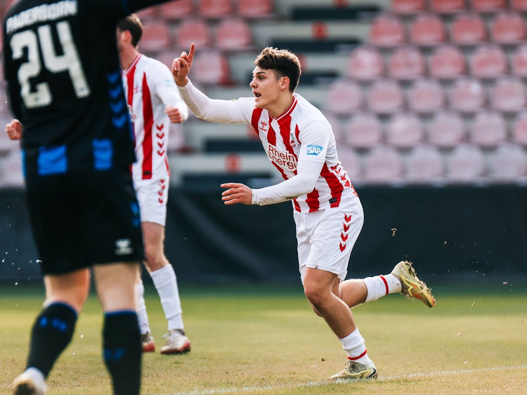 Patrik Kristal im Spiel gegen Paderborn II.