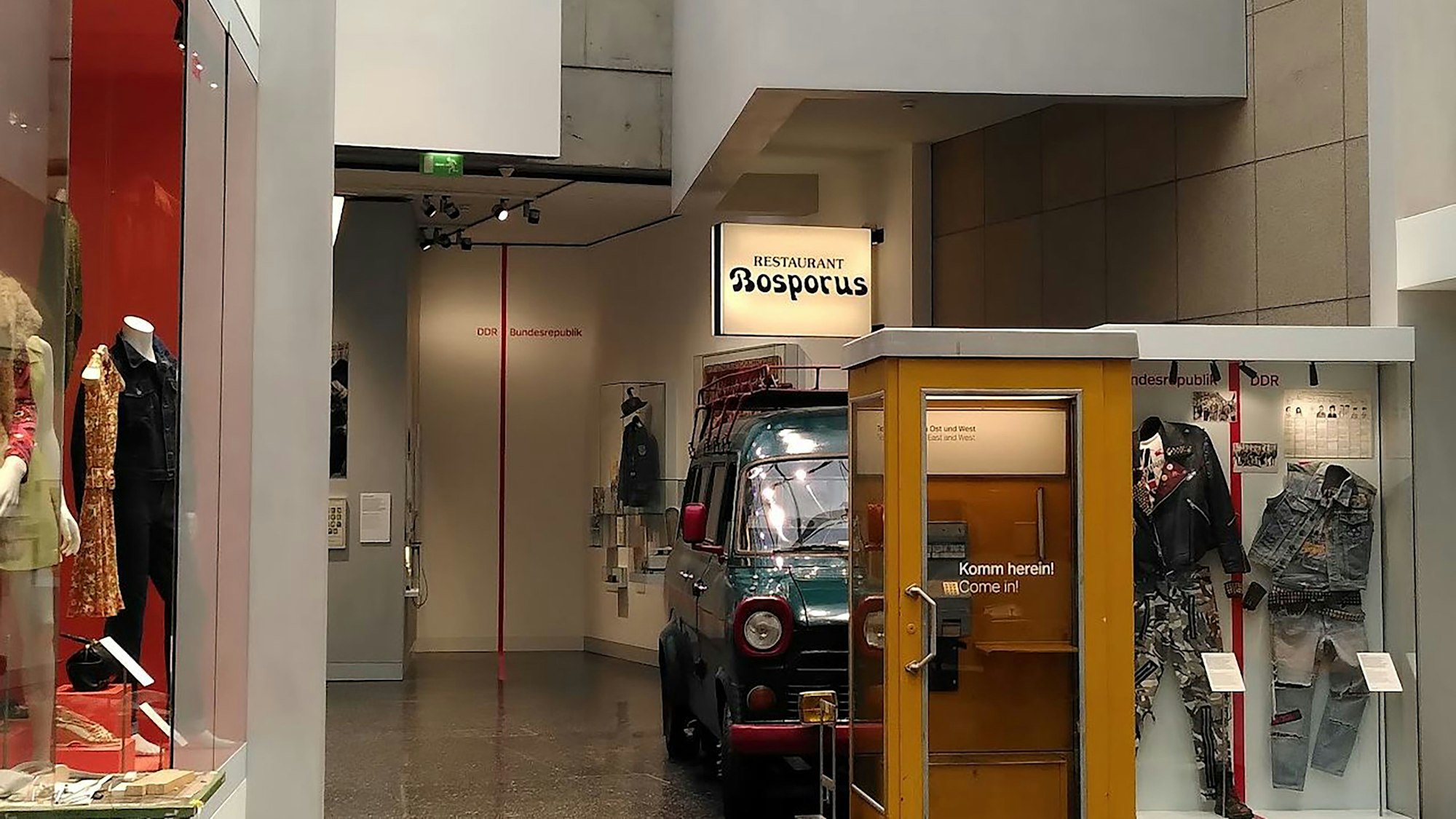 Ausstellungsstücke im Museum