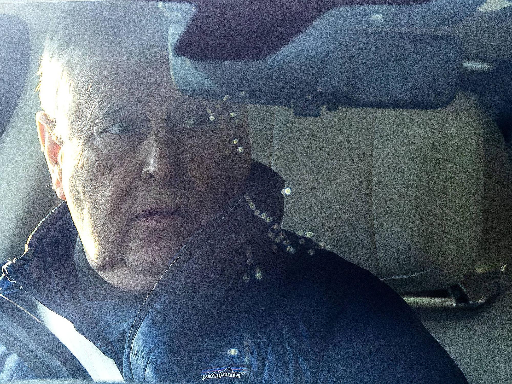 Andrew Mountbatten-Windsor im Auto.