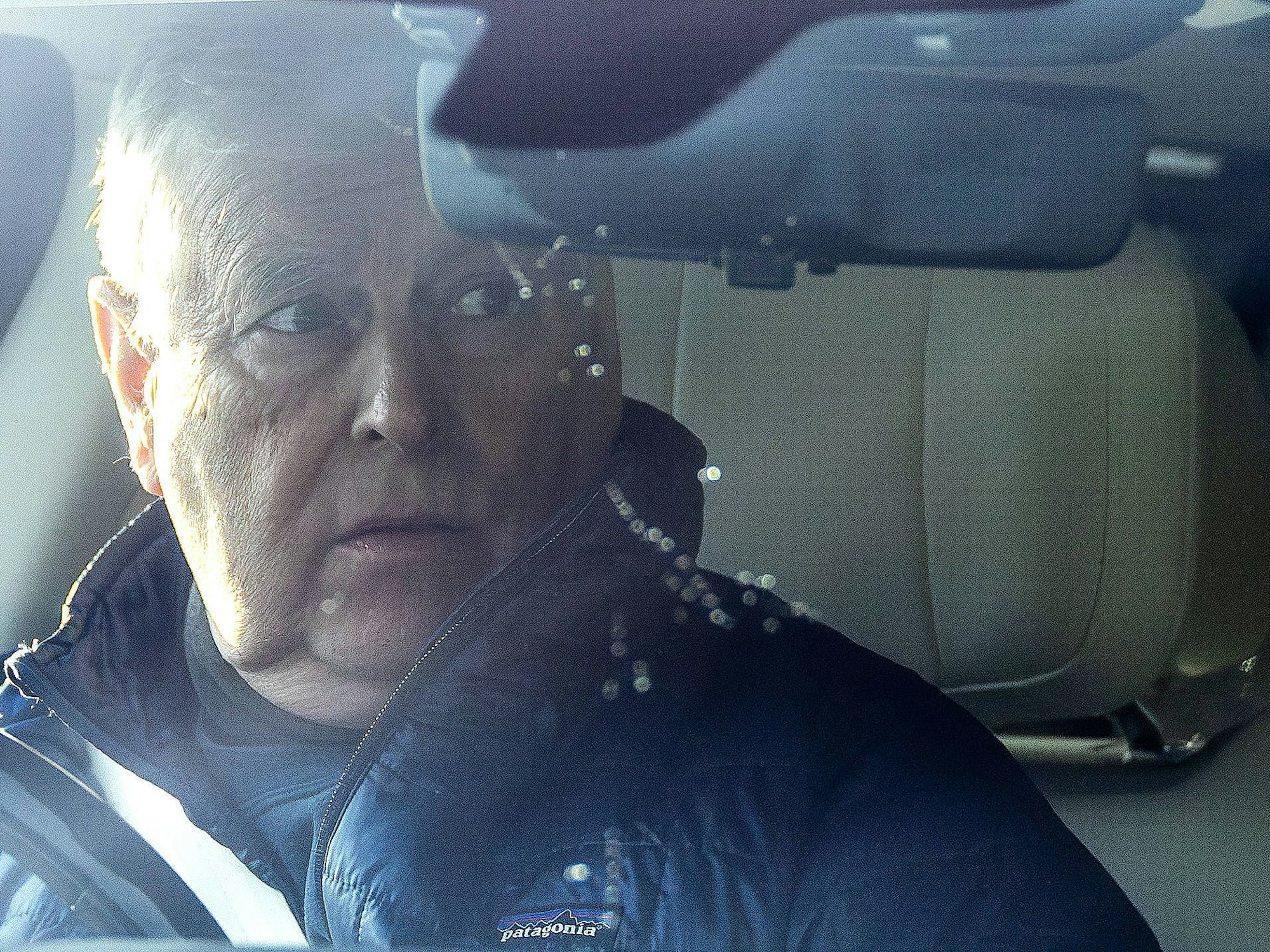 Andrew Mountbatten-Windsor im Auto.