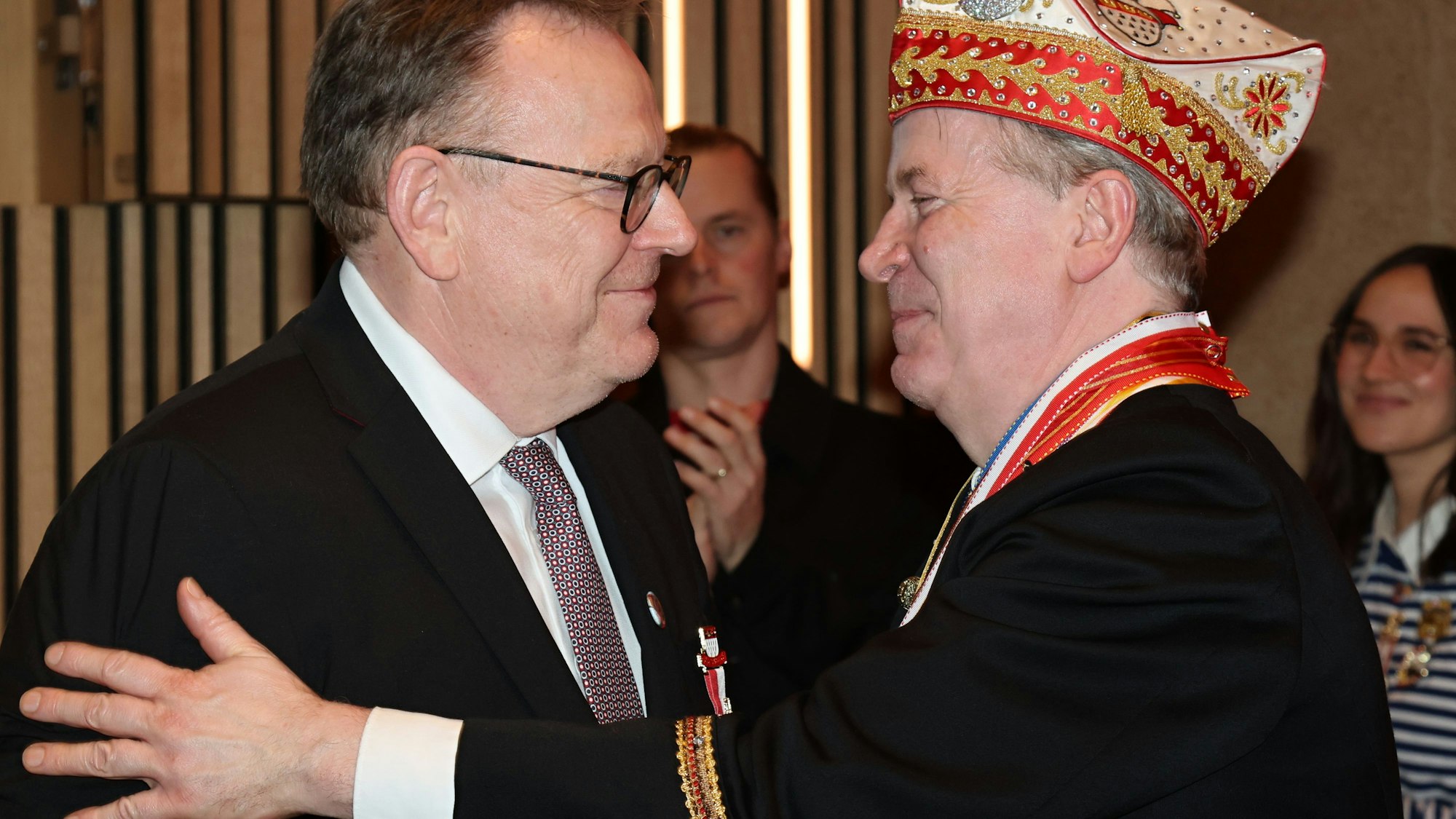 Torsten Burmester zusammen mit Christoph Kuckelkorn.