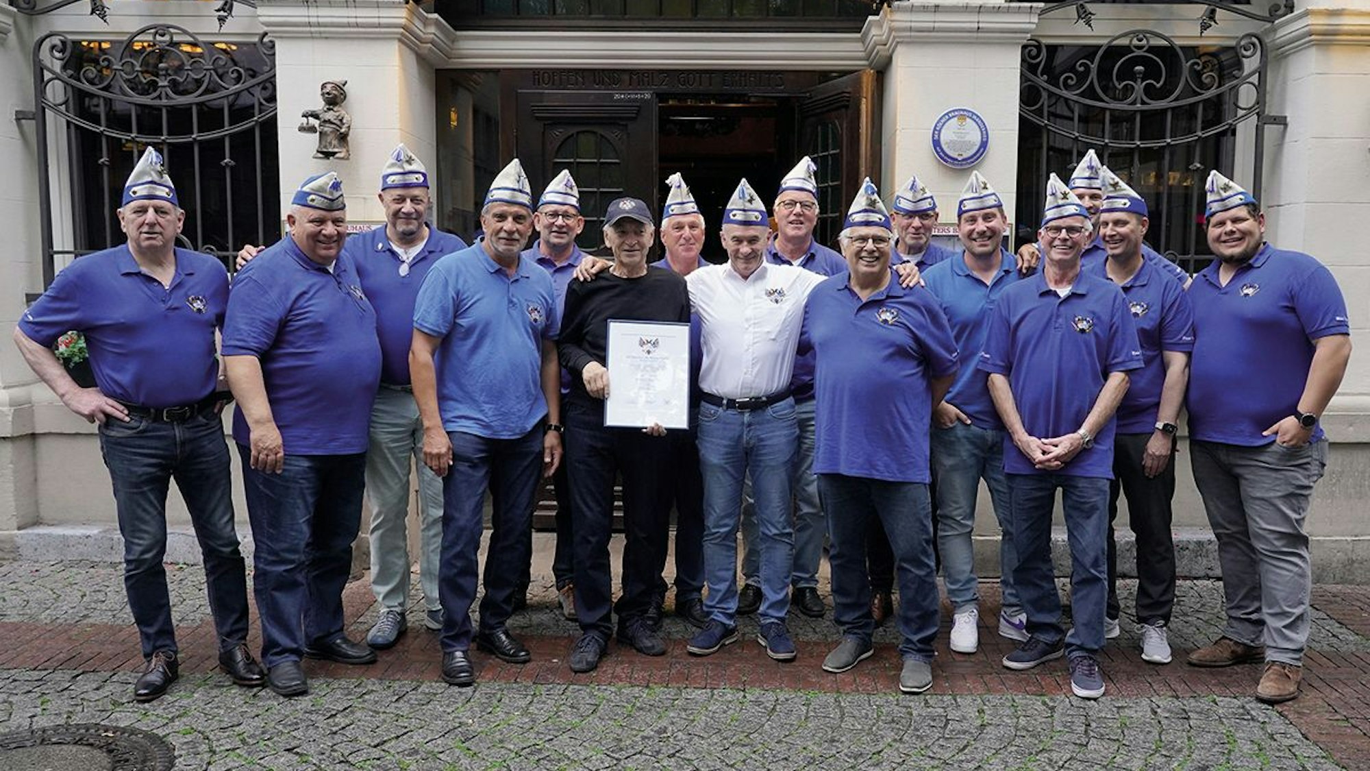 Das Rambo-Team der Blauen Funken.