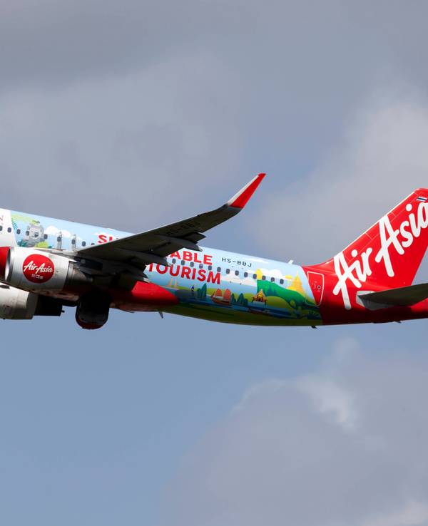 Thai AirAsia Airbus geht in die Luft.