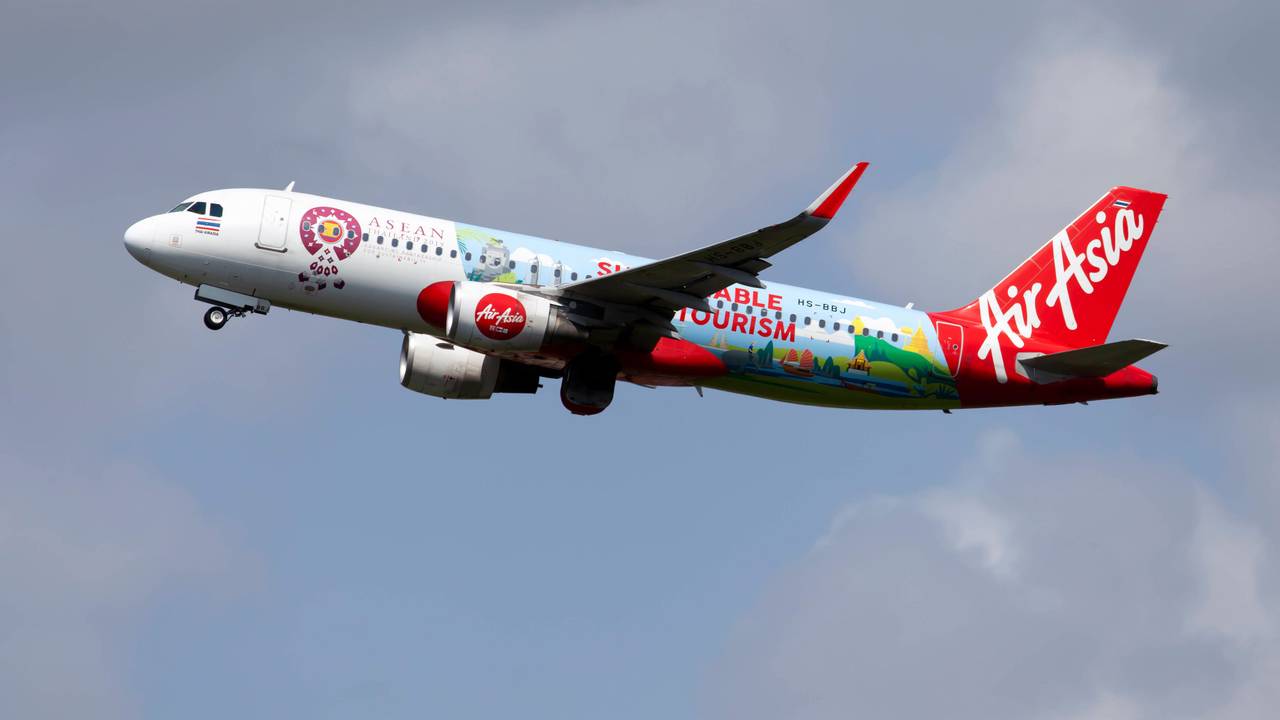 Thai AirAsia Airbus geht in die Luft.