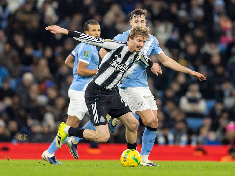Nick Woltemade & Nico Gonzalez beim Fußballspiel