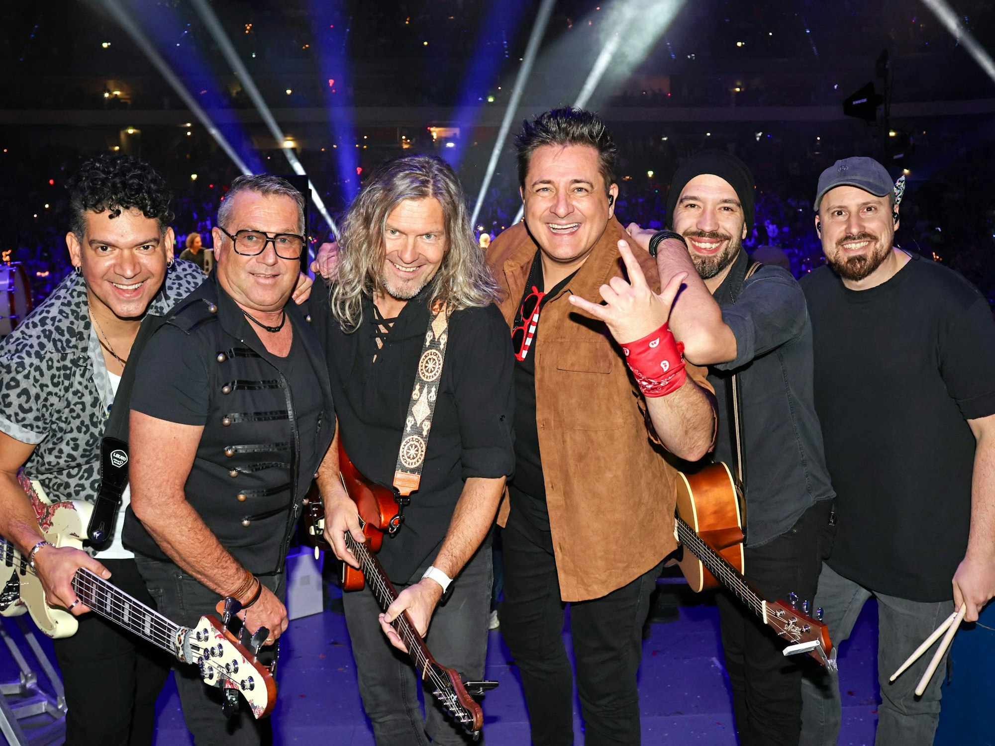 Gruppenbild der Domstürmer vor dem Auftritt.