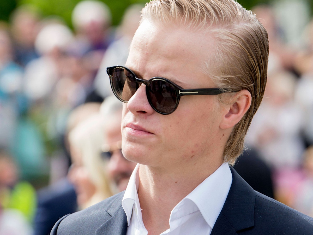 Marius Borg Høiby mit Sonnenbrille.