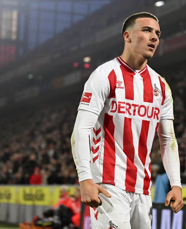 Said El Mala bei einem Spiel des 1. FC Köln auf dem Platz.