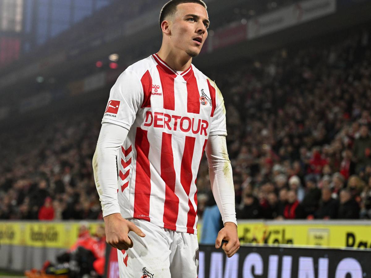 Said El Mala bei einem Spiel des 1. FC Köln auf dem Platz.