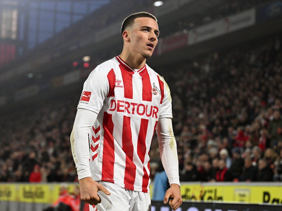 Said El Mala bei einem Spiel des 1. FC Köln auf dem Platz.