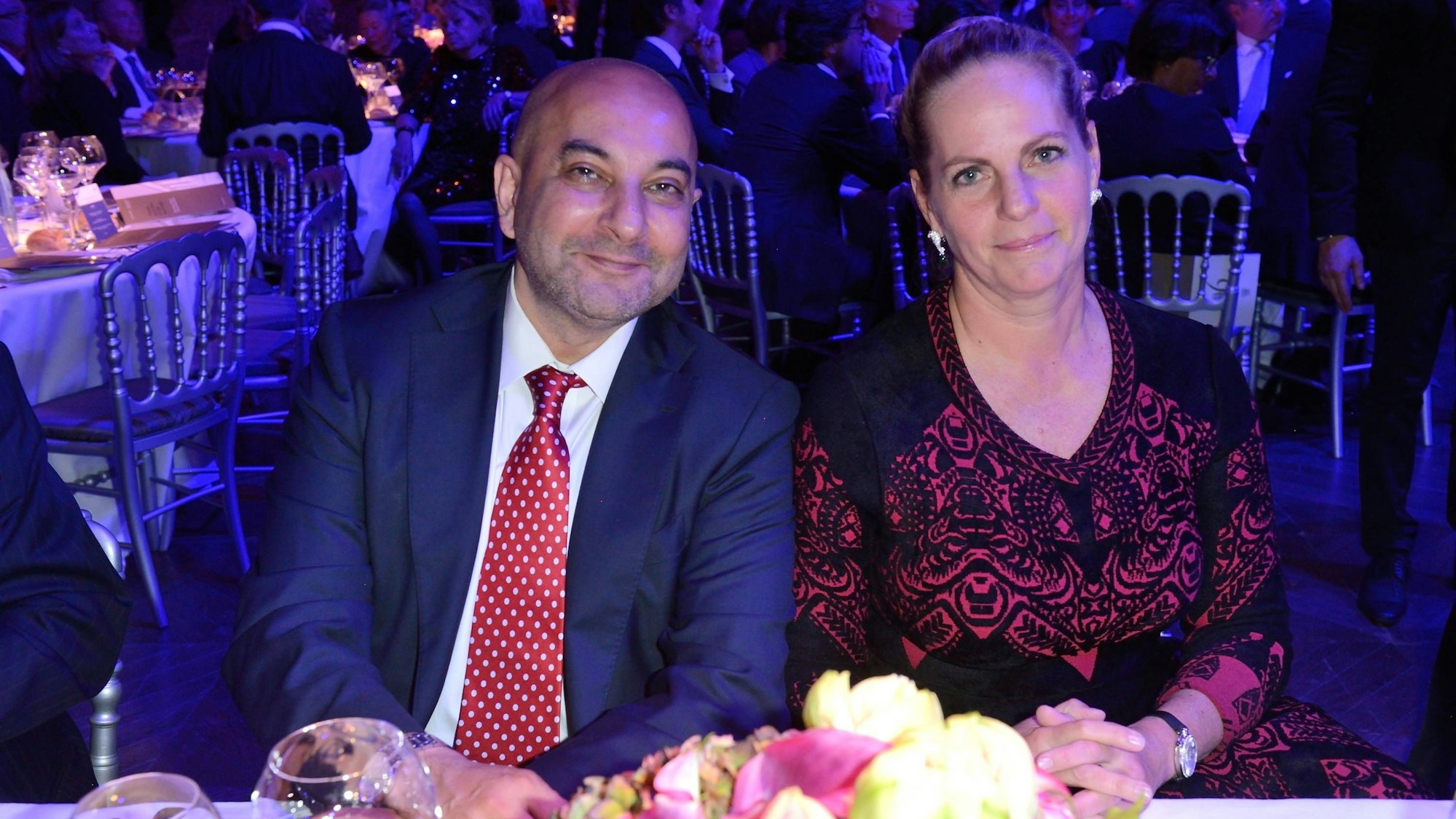Firoz Ladak und Ariane de Rothschild bei Gala