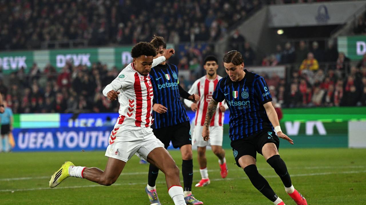 Youssoupha Niang (l.) und Mattia Marello beim Spiel des FC gegen Inter Mailand.