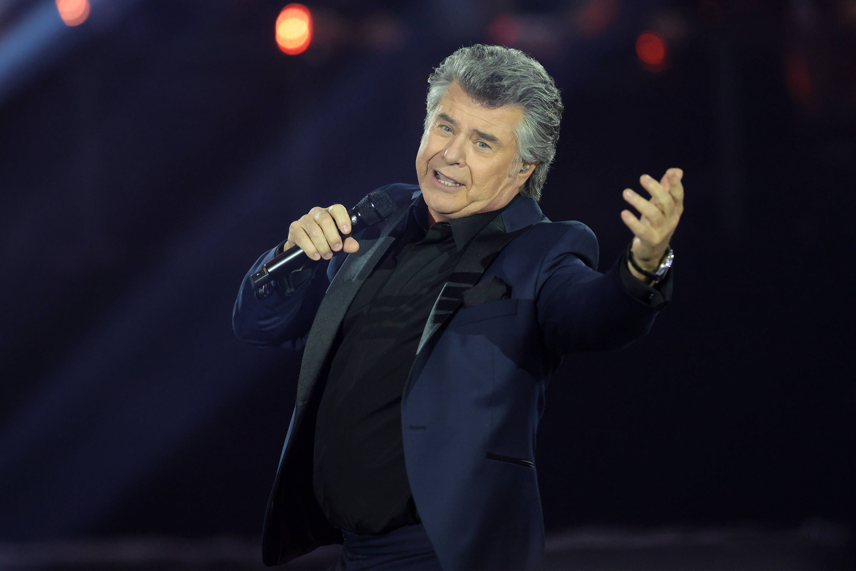 Andy Borg auf der Bühne.