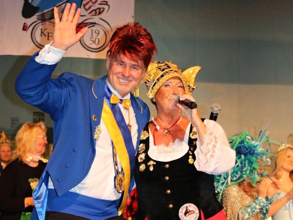 Marco Köhler beim Auftritt von Marita Köllner.