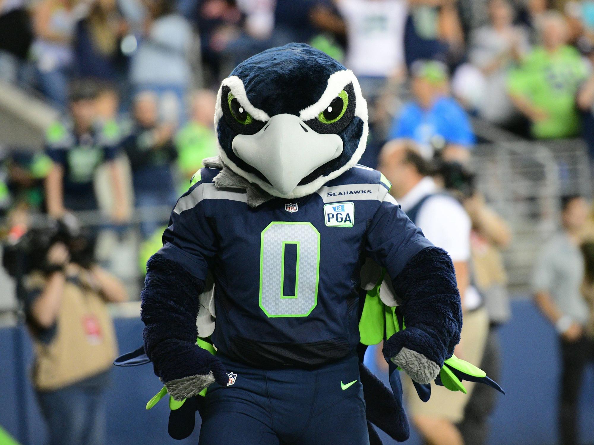 Blitz, das Maskottchen der Seattle Seahawks