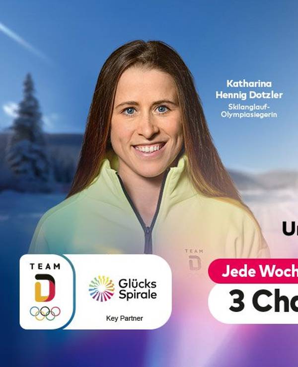 Das Bild zeigt Skilanglauf-Olympiasiegerin Katharina Hennig Dotzler.