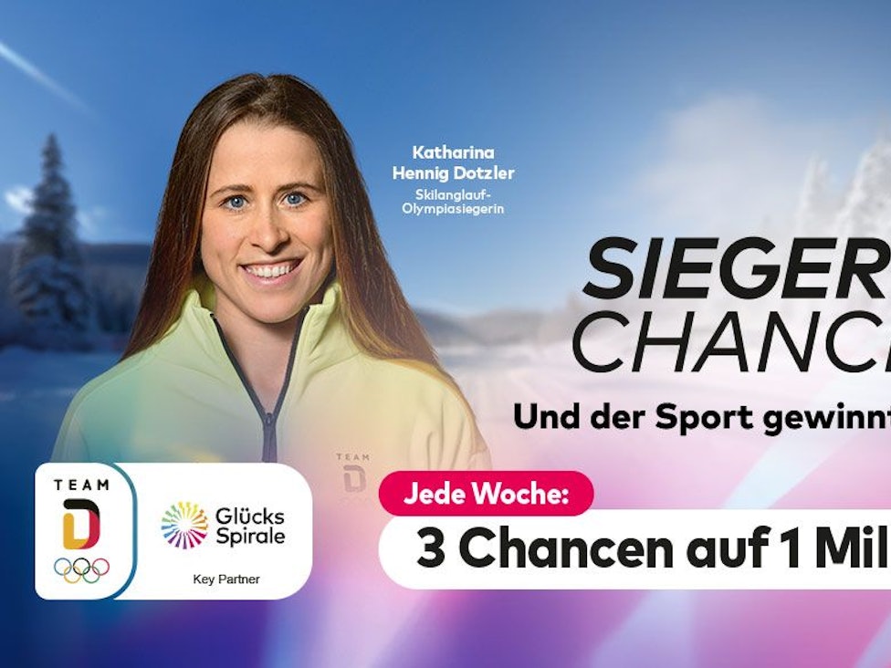 Das Bild zeigt Skilanglauf-Olympiasiegerin Katharina Hennig Dotzler.