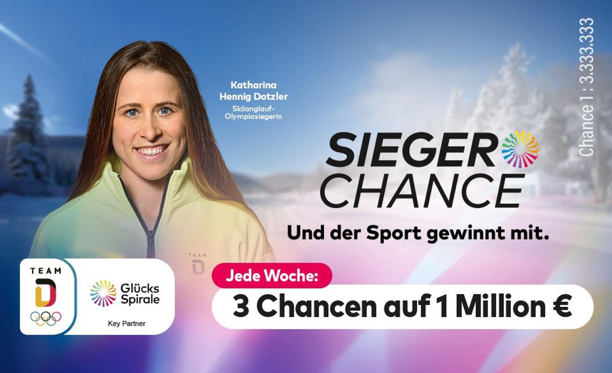 Das Bild zeigt Skilanglauf-Olympiasiegerin Katharina Hennig Dotzler.