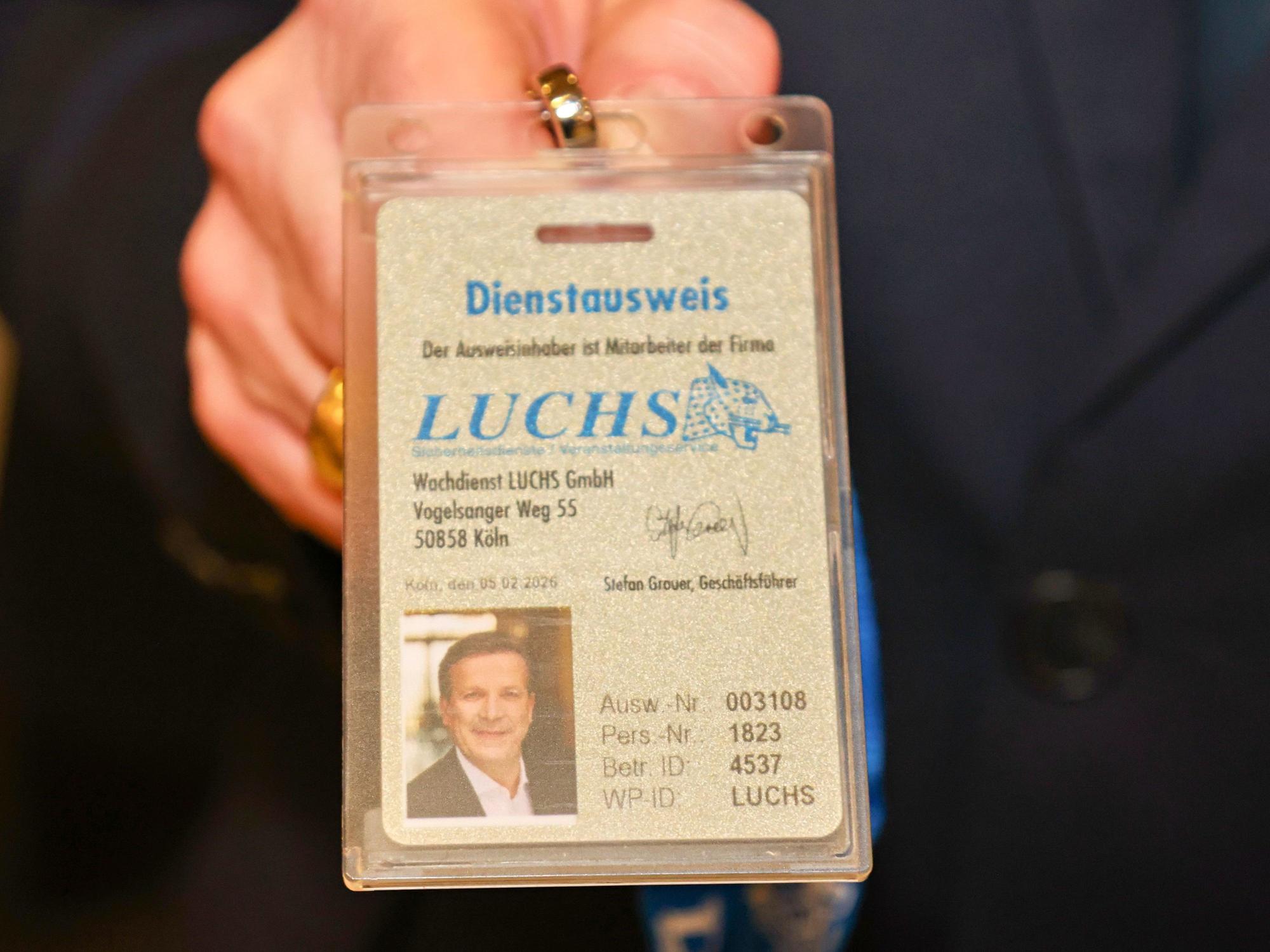 Dienstausweis von Christoph Kuckelkorn.