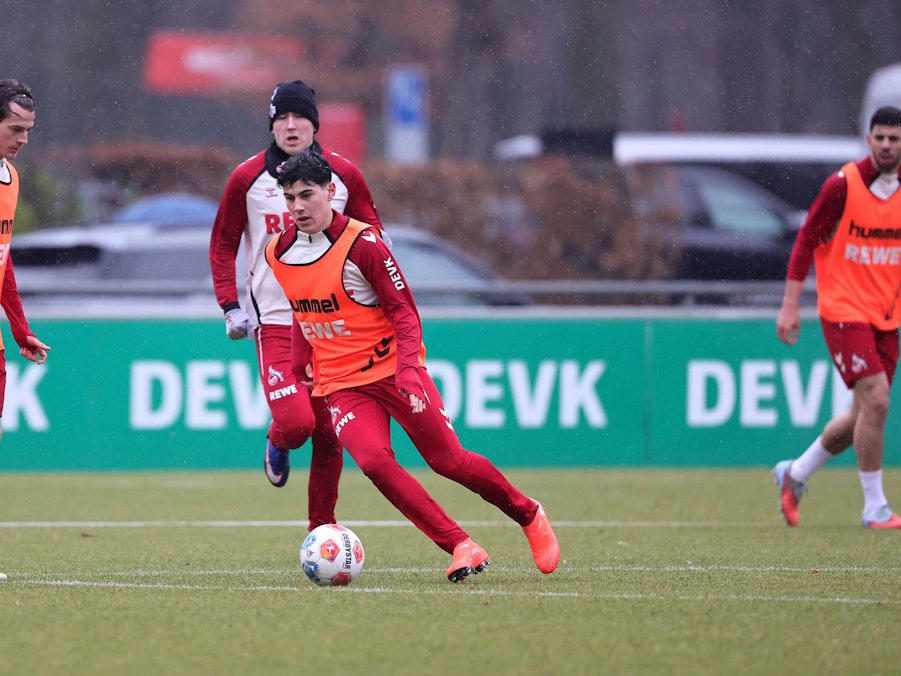 Felipe Chavez im Training des 1. FC Köln.