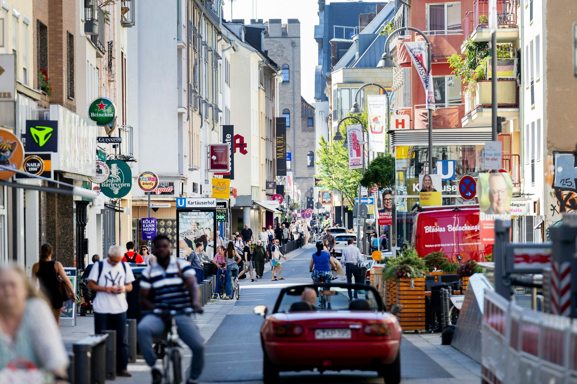 Die Verkehrslage auf der Severinstraße soll verbessert werden.