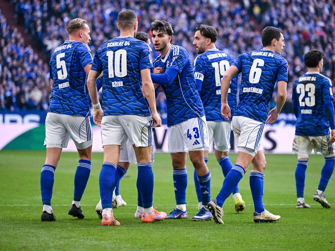 Torjubel bei Schalke 04.