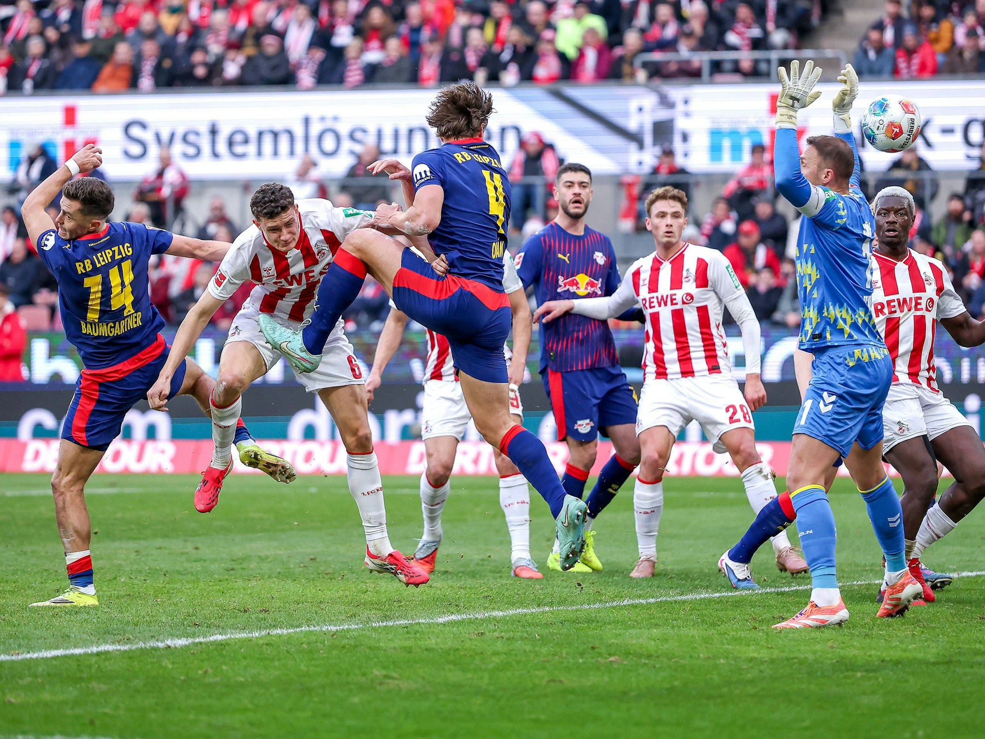 Christoph Baumgartner trifft gegen den 1. FC Köln.