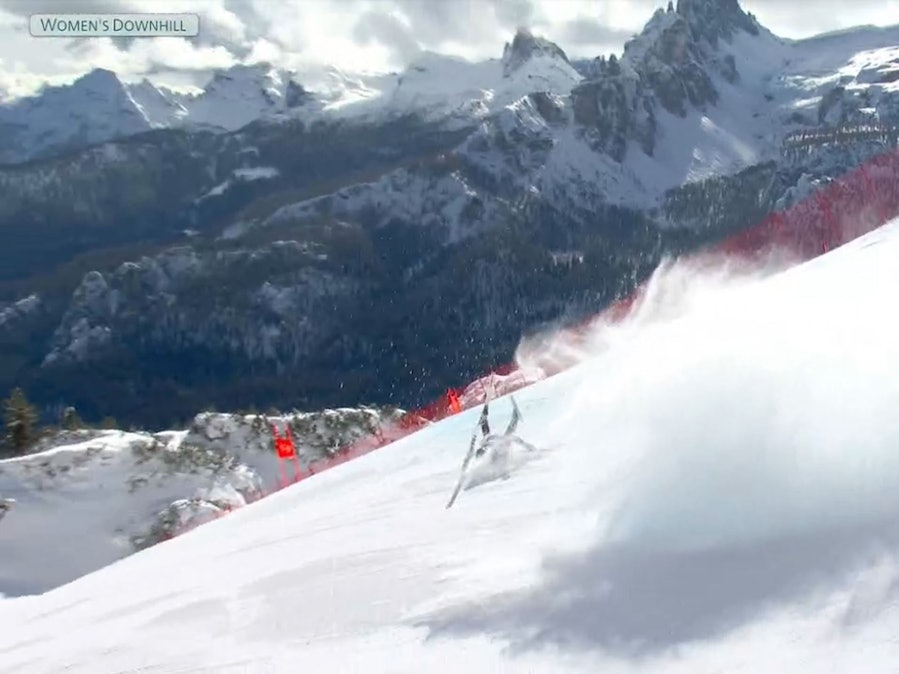 Lindsey Vonn stürzt bei Olympia