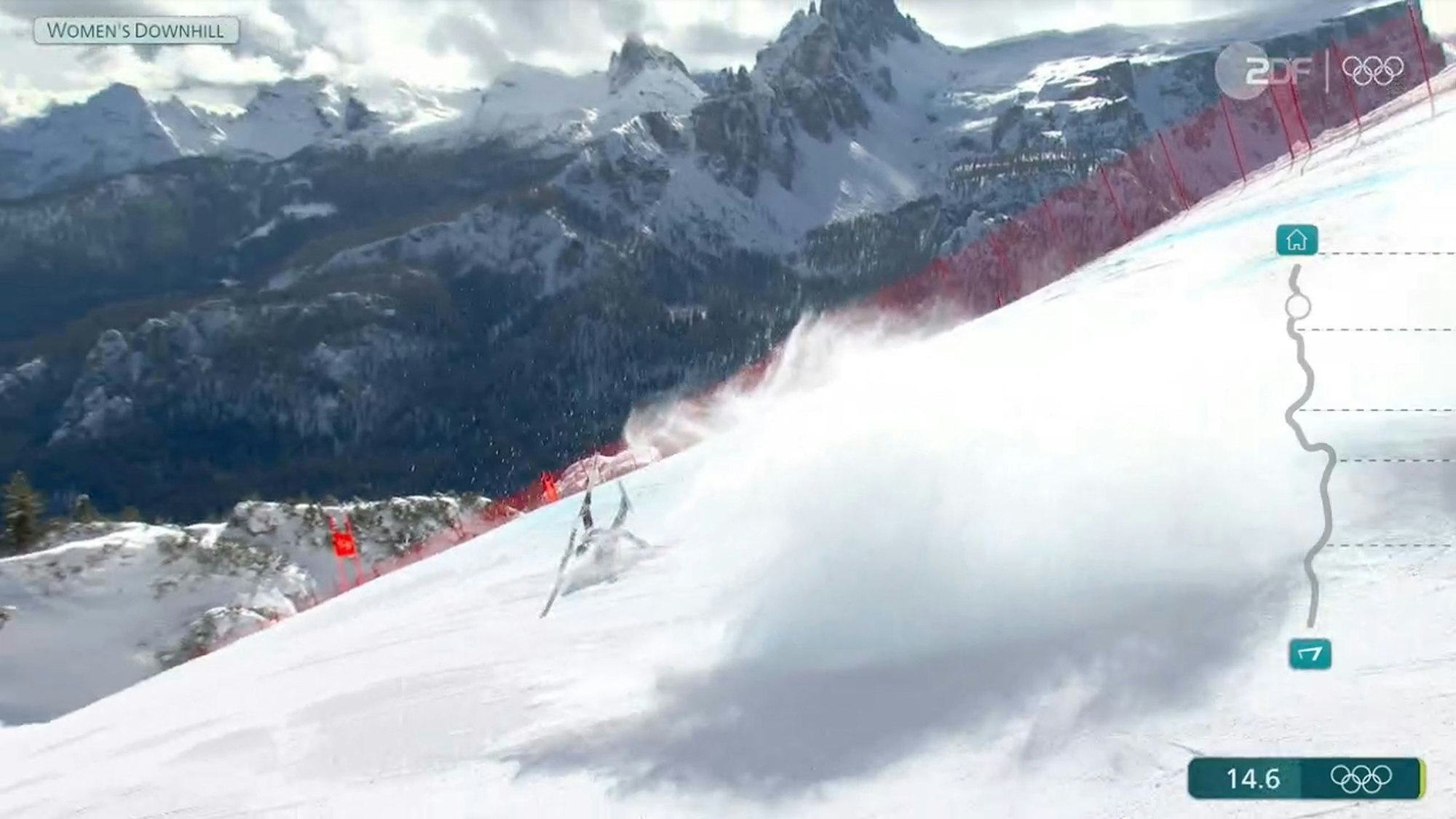 Lindsey Vonn stürzt bei Olympia