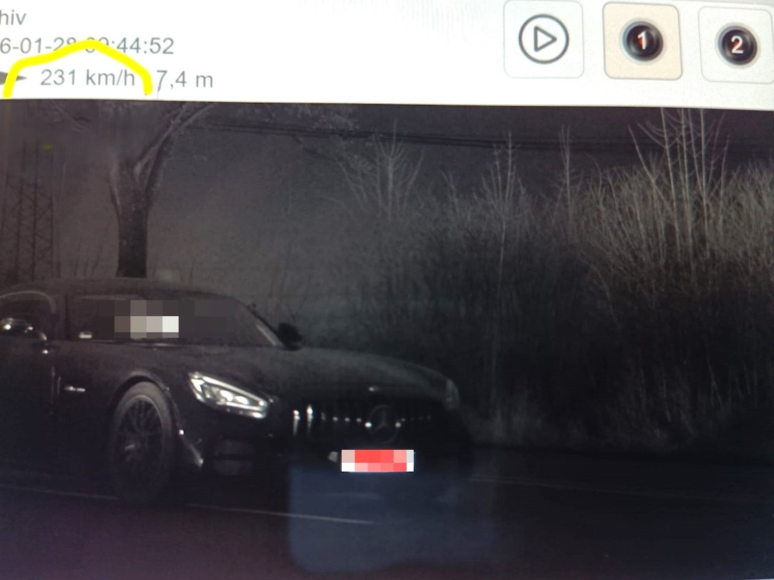 Das Bild zeigt eine Radarfoto.