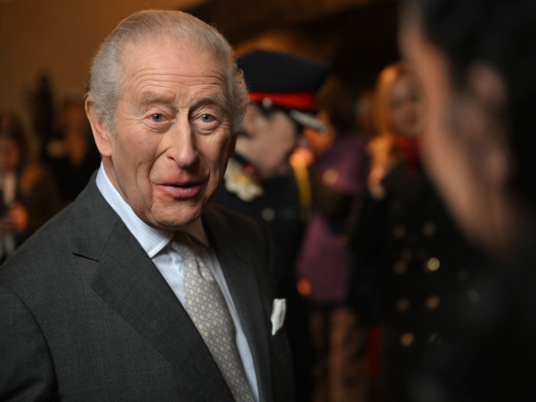 Der britische König Charles III. musste bei seinem Termin in der Nähe von Preston.