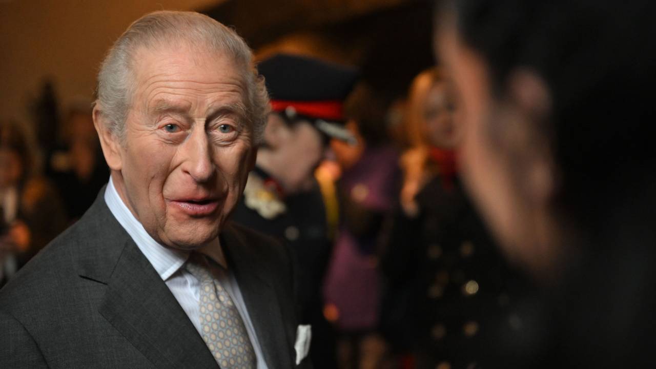 Der britische König Charles III. musste bei seinem Termin in der Nähe von Preston.