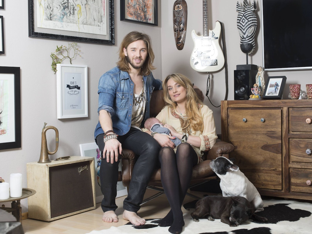 Gil Ofarim mit seiner damaligen Ehefrau Verena.