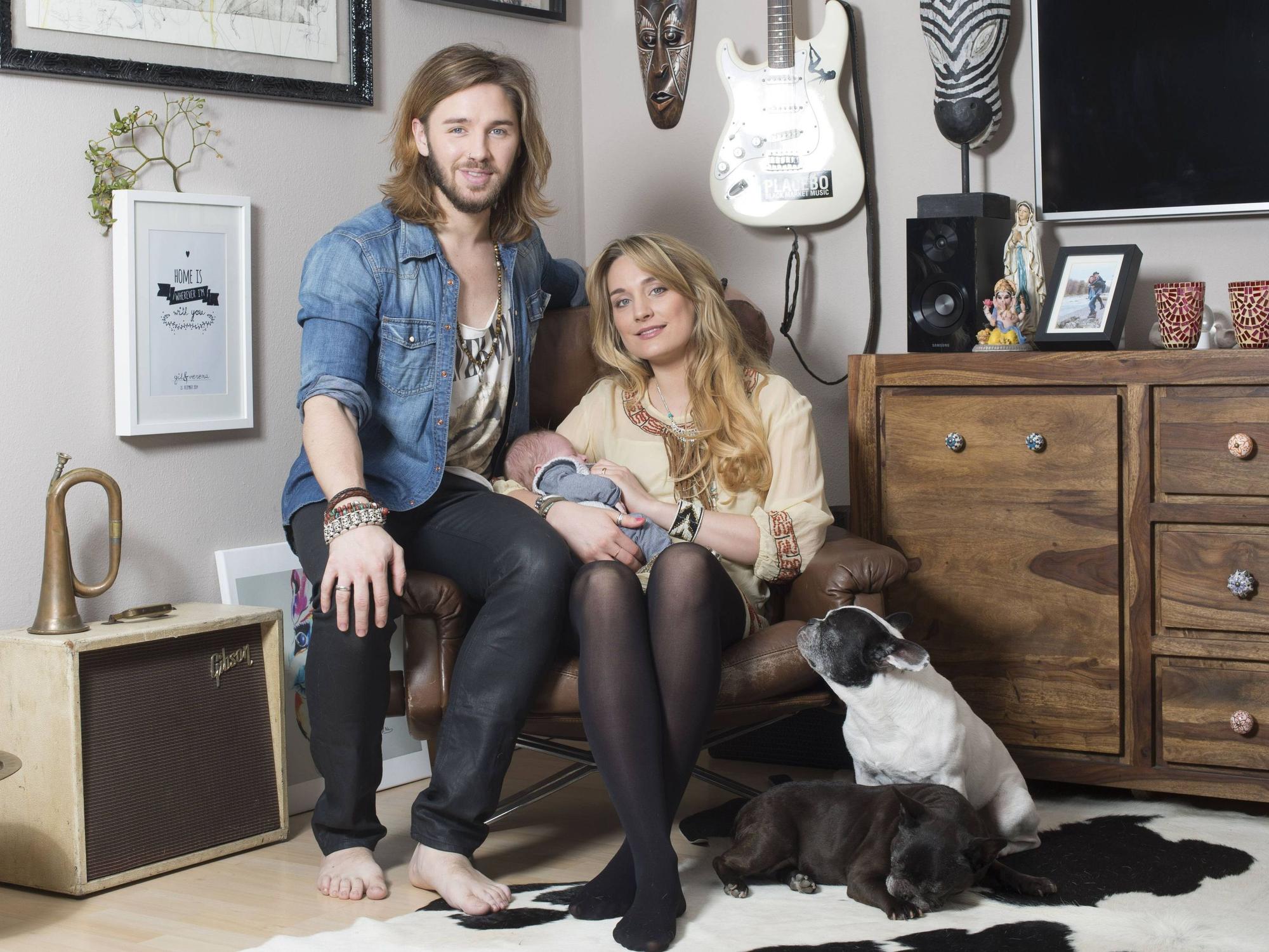Gil Ofarim mit seiner damaligen Ehefrau Verena.