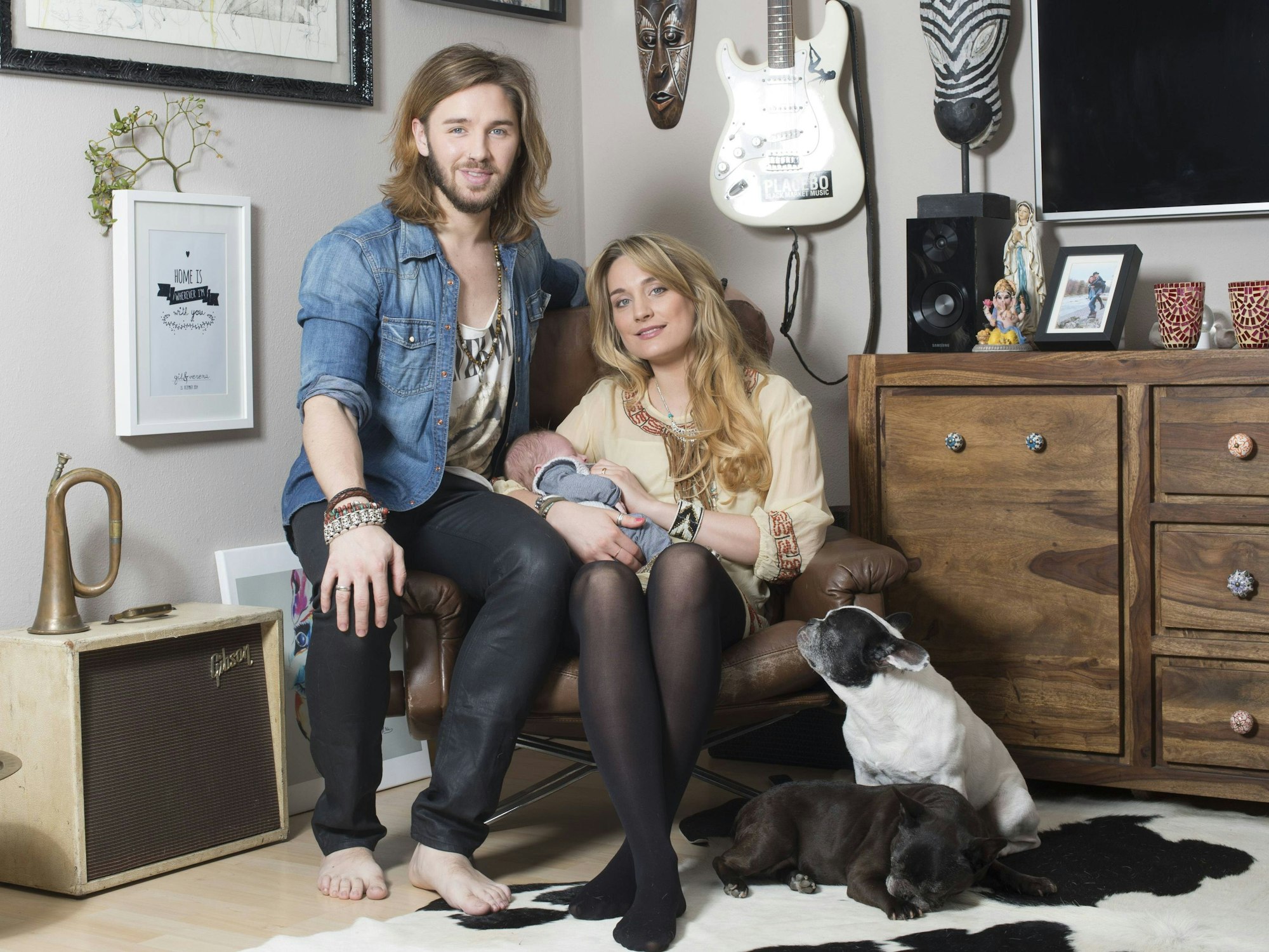 Gil Ofarim mit seiner damaligen Ehefrau Verena.