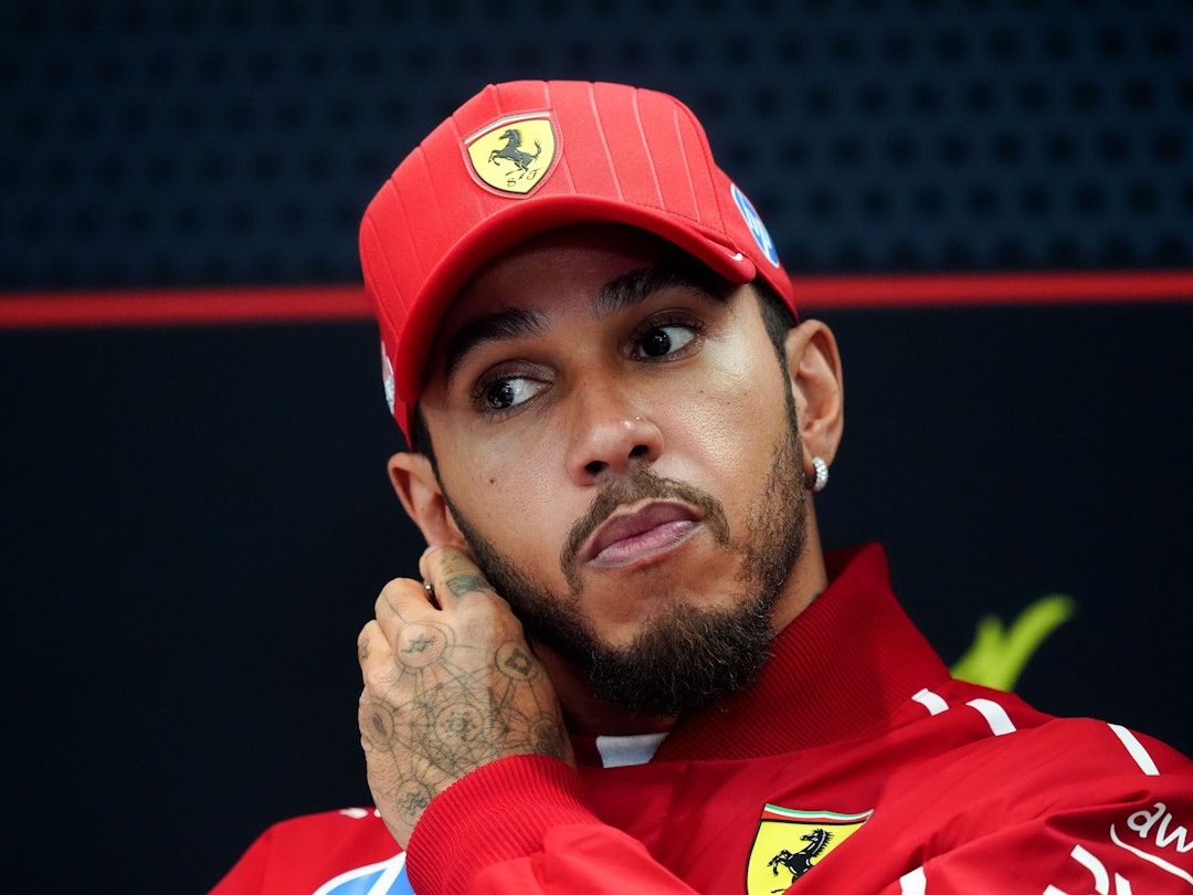 Ferrari-Pilot Lewis Hamilton beim Großen Preis von Katar.