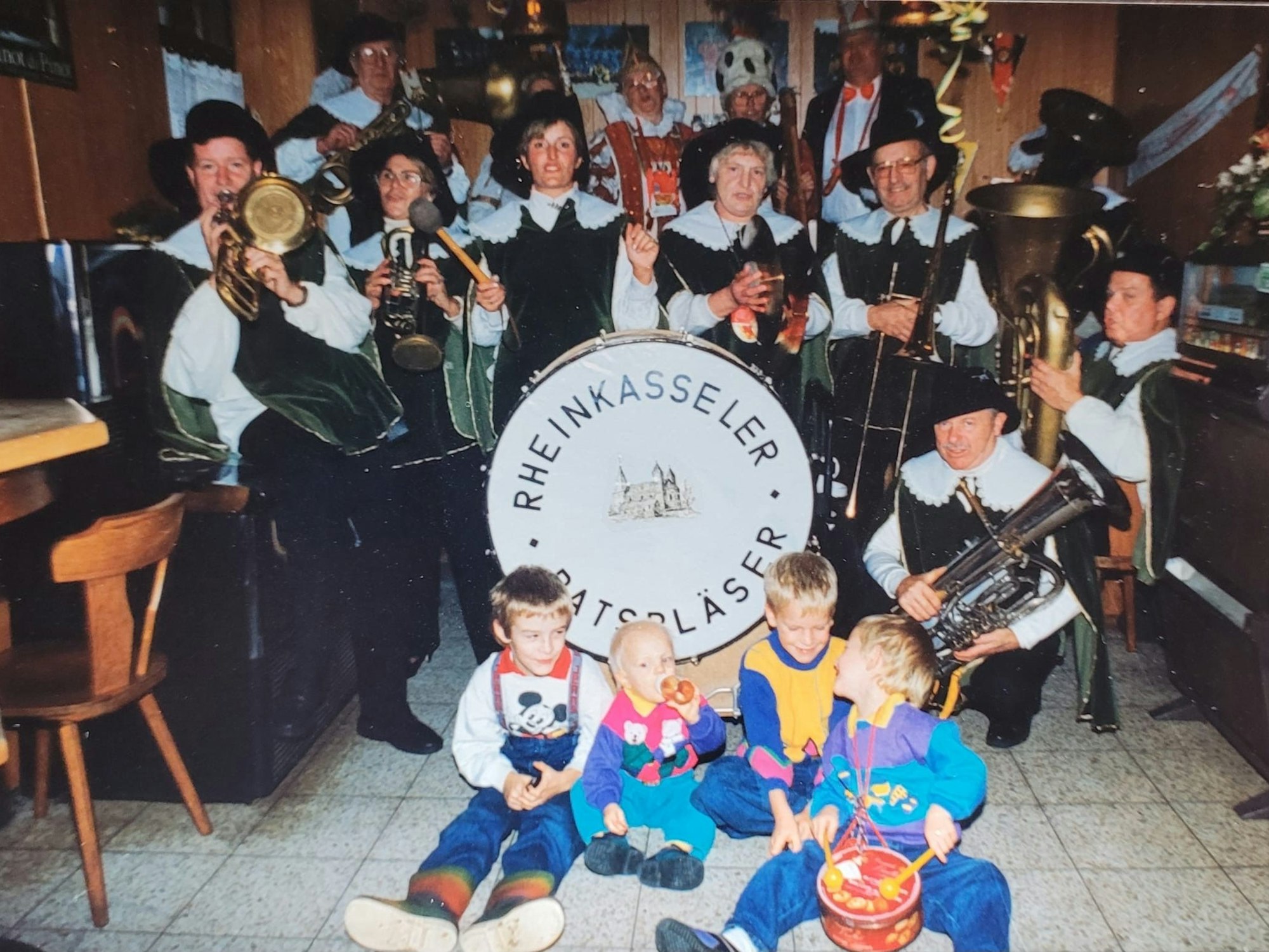 Stefan Blatt als Kind am 11.11.1992.