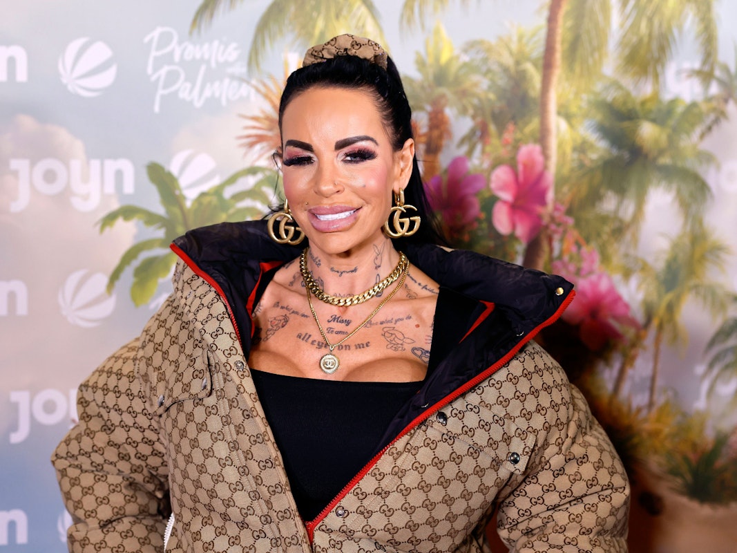 Gina-Lisa Lohfink bei der Staffel-Premiere von „Promis unter Palmen“ auf Joyn und Sat.1 im Kölner Cinenova-Kino im Februar 2026.